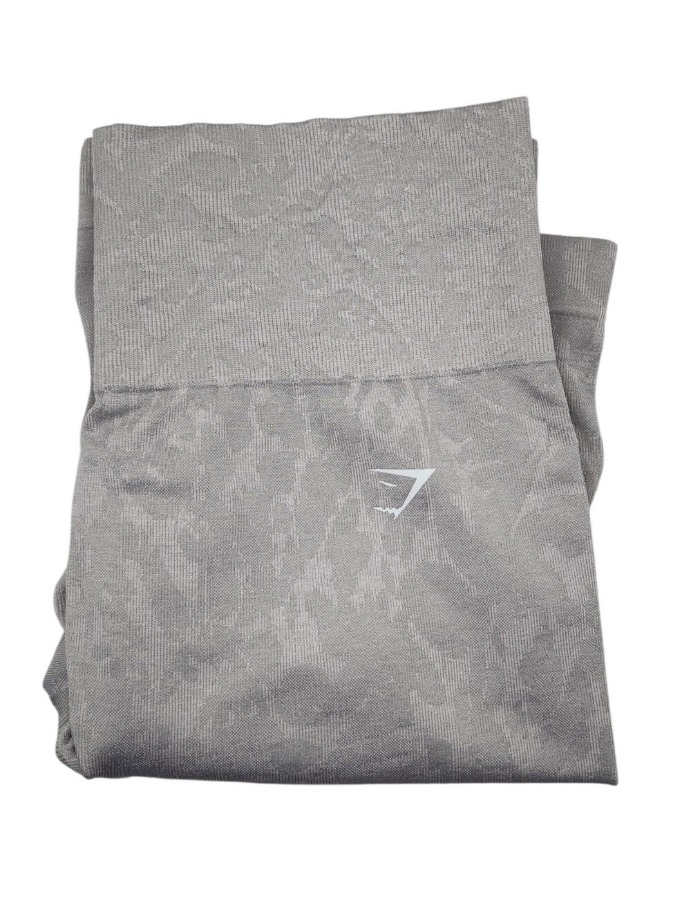 Gymshark Adapt Animal Seamless Biker Shorts In Light Gray Size Medium
